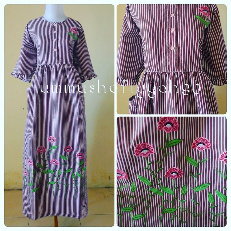 daster bordir malang (XL) / daster katun cantik