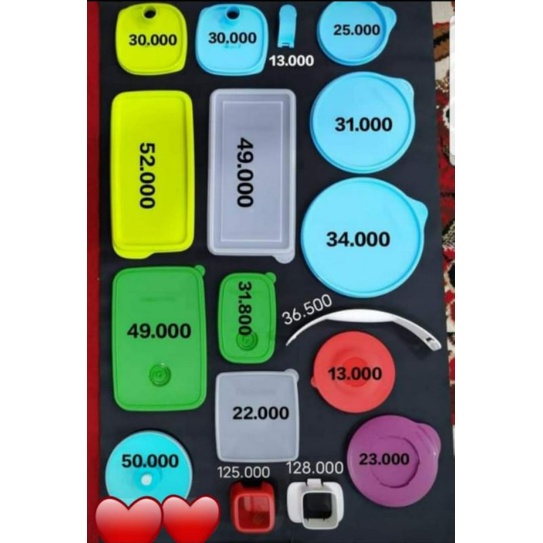 seal/tutup original Tupperware HK 65k