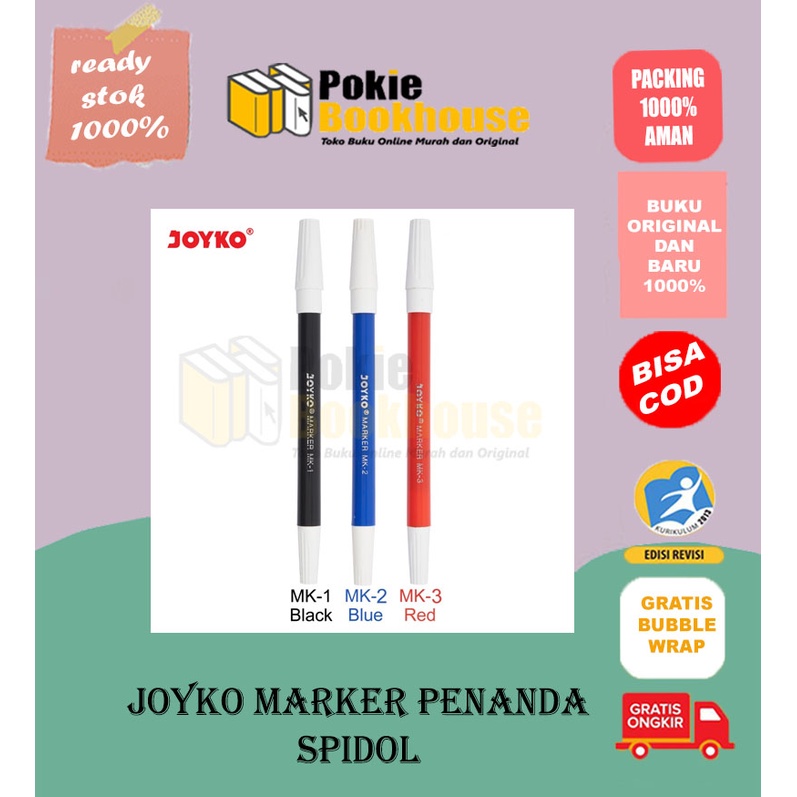 

BEST SELLER Joyko Marker Penanda Spidol - Black