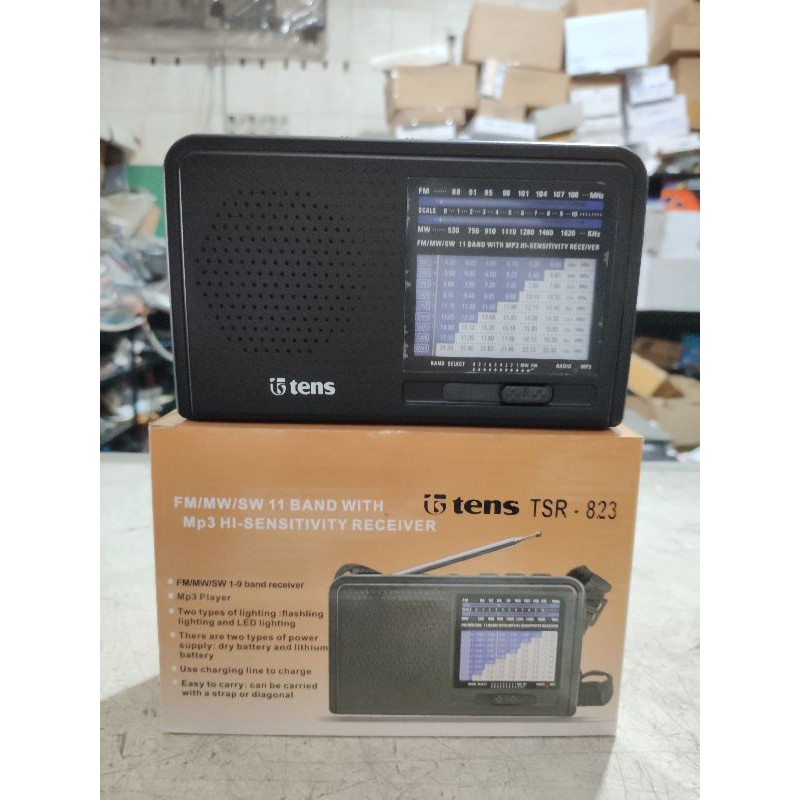 Speaker FM Radio TENS TSR-823