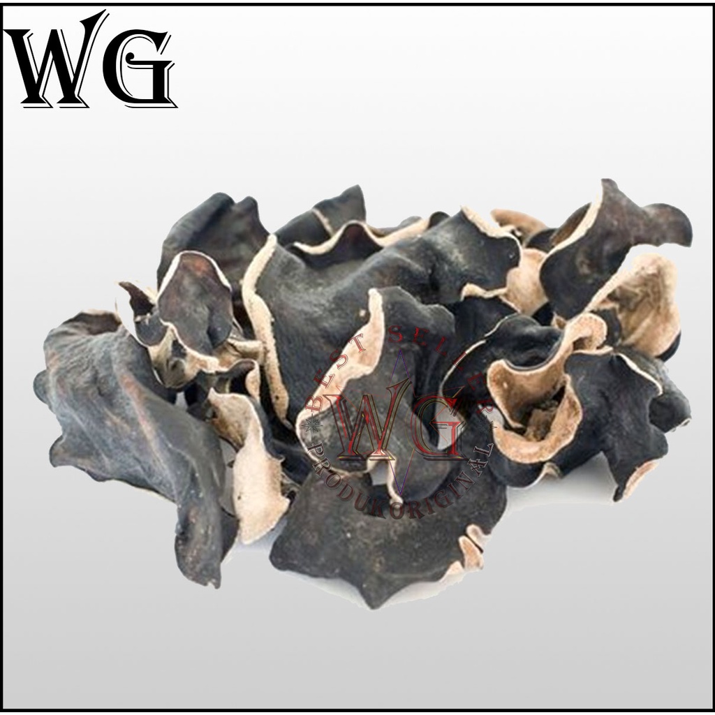 

Jamur Kuping Kering Hitam Premium Dried Black Fungus SU Brand 1kg