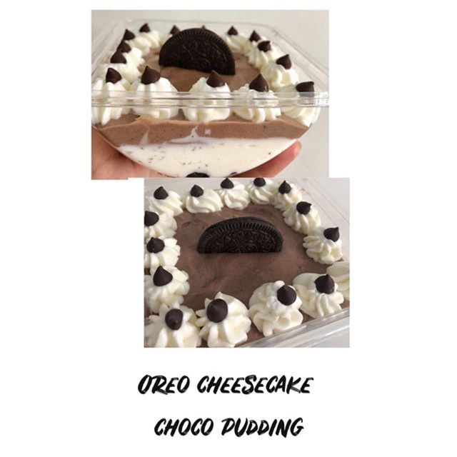 

Oreo cheesecake choco pudding