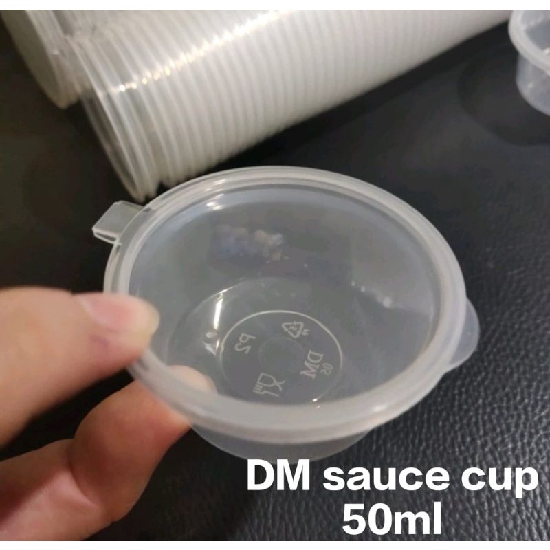 Sauce Cup Plastik Thinwall DM 50ML Isi 50pcs