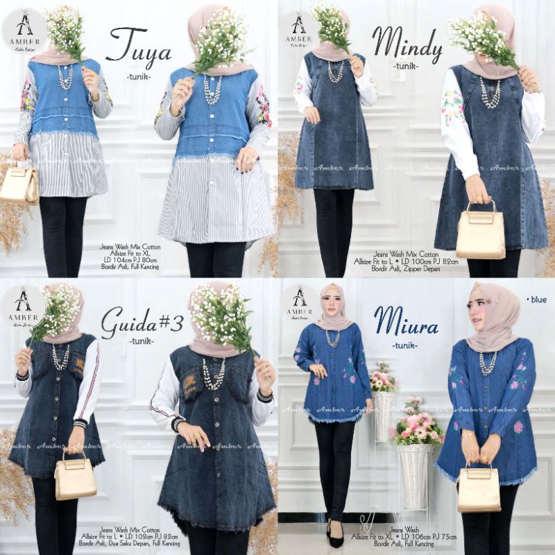 Baju Wanita Terbaru 2020 / Ralisa Tunik / Baju Levis Wanita