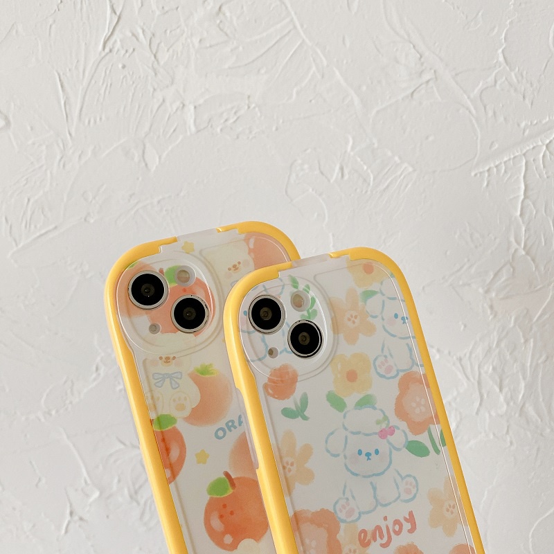 Casing iPhone 11 12 13 Pro MAX X XR XS MAX 7 8 Plus Motif Anak Anjing Lucu