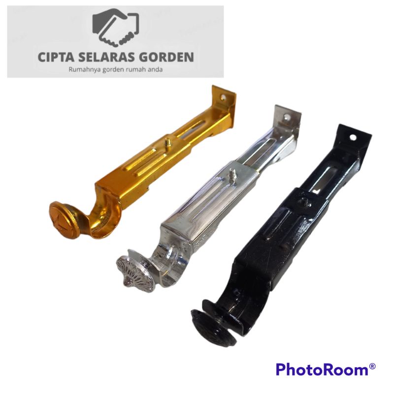 Kaki penyangga batang gorden kaki penyangga rollet gorden