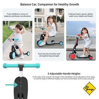 Scooter Sepeda Anak Xiaomi  Bebehoo 5 in 1 Multifunctional 