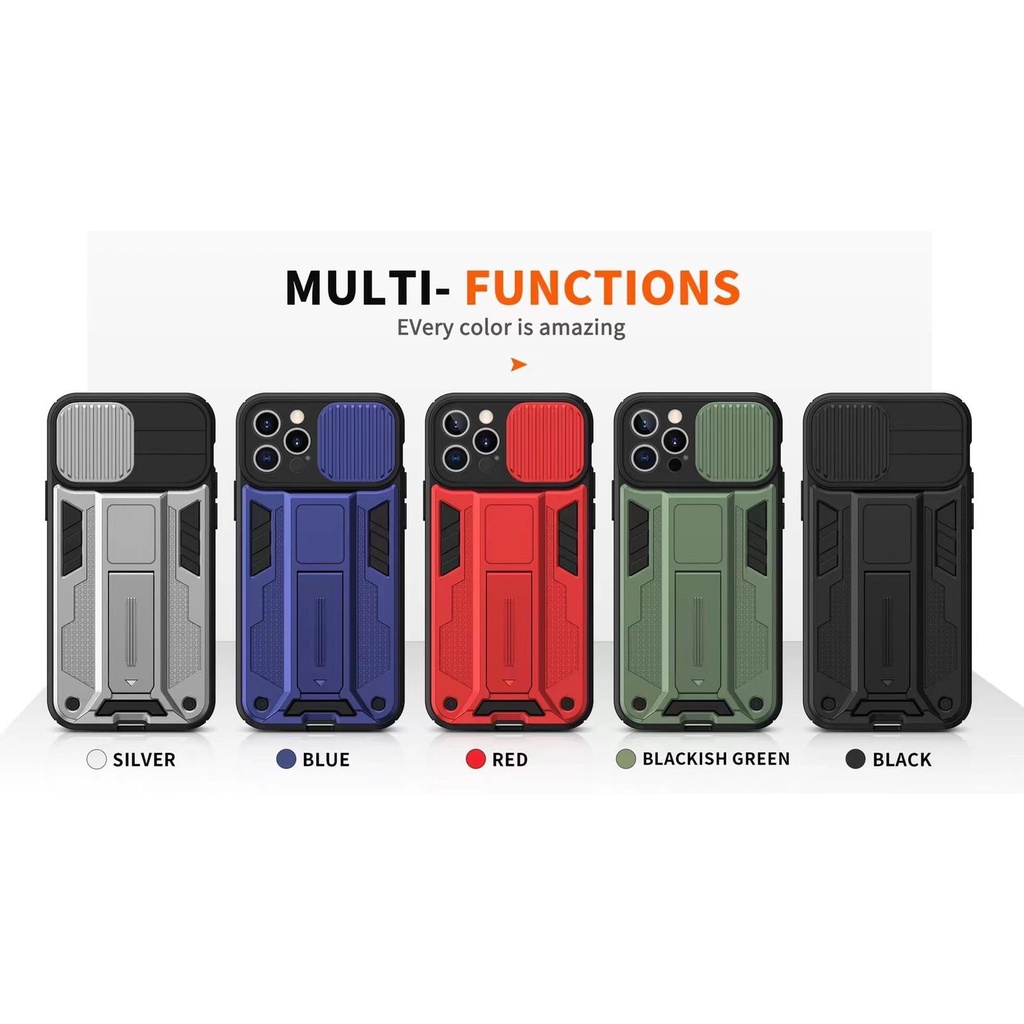 case transformers magnetic 2in1 standing hp plus slot card sleding camera hardcase transformers magnetic XIAOMI ALL TIPE