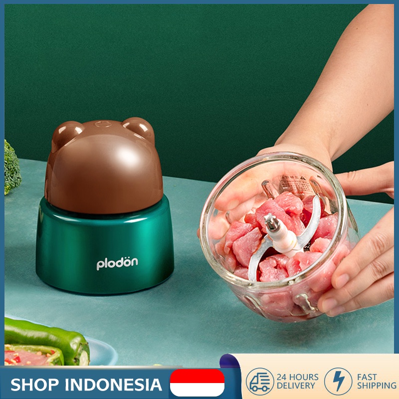 Blender Listrik / Penggiling daging, sayuran, buah-buahan, pencincang daging, chopper, kapsul mini,