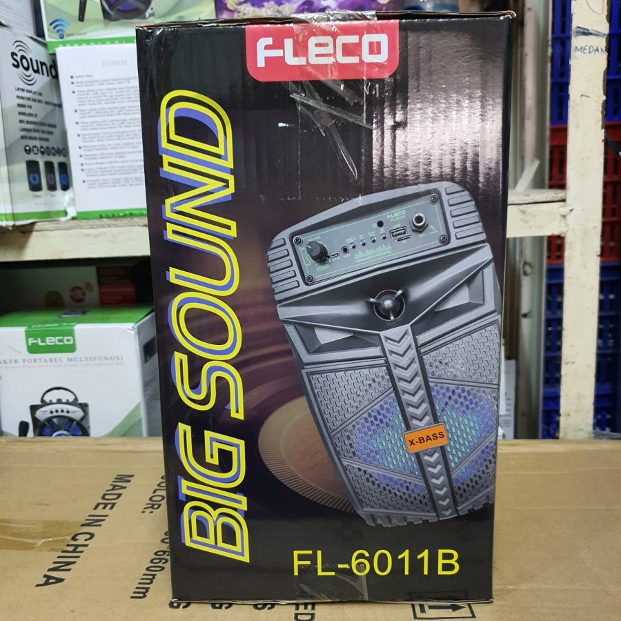 Speaker Bluetooth Fleco F-6011A / F-6011B / F-6011C + Bonus Mic