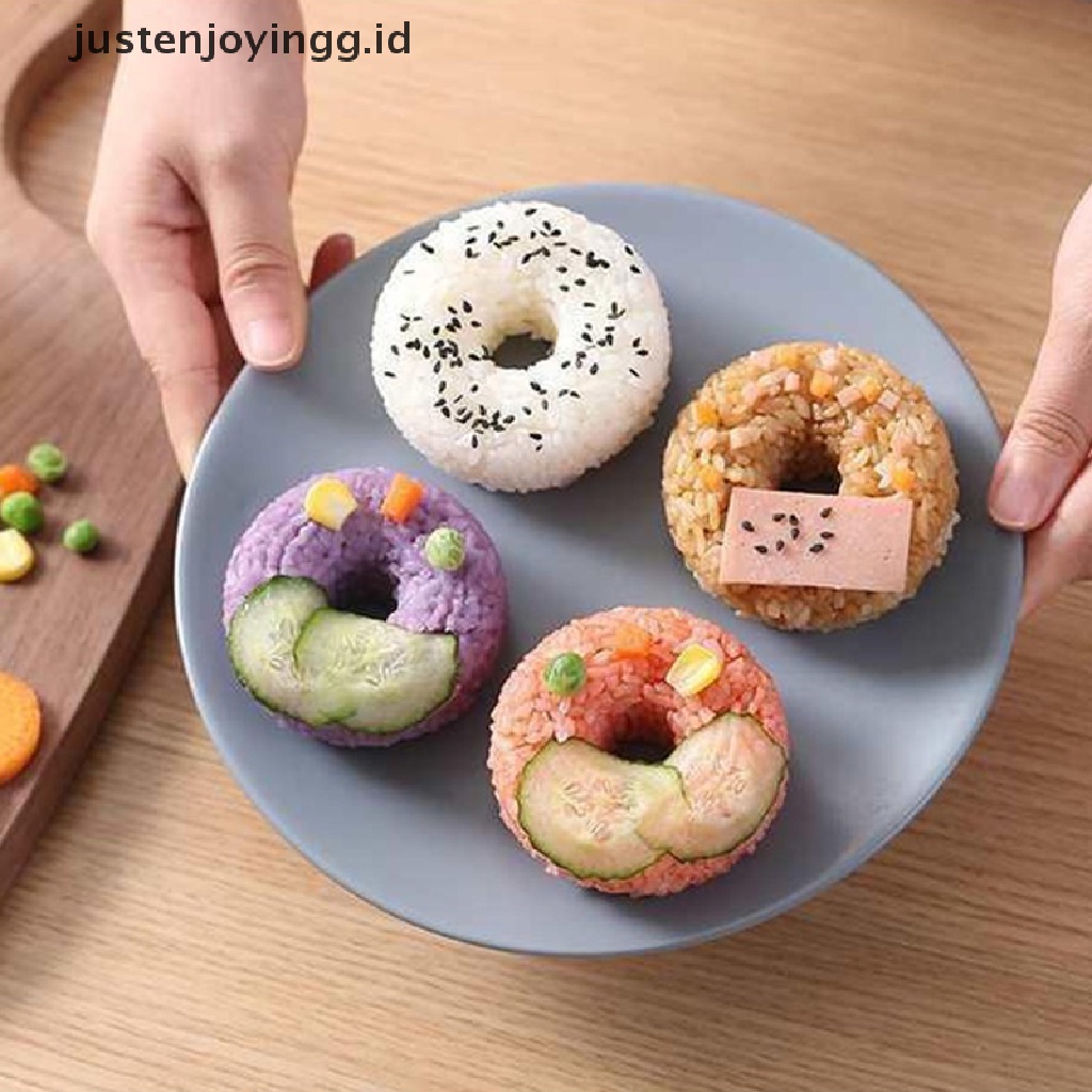 2pcs Cetakan Pembuat Bola Nasi Donat Sushi Anti Lengket Untuk Memasak Dapur