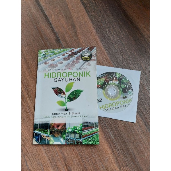Buku Hidroponik Sayuran untuk hobi&bisnis-KUnto Herwibowo(CD)