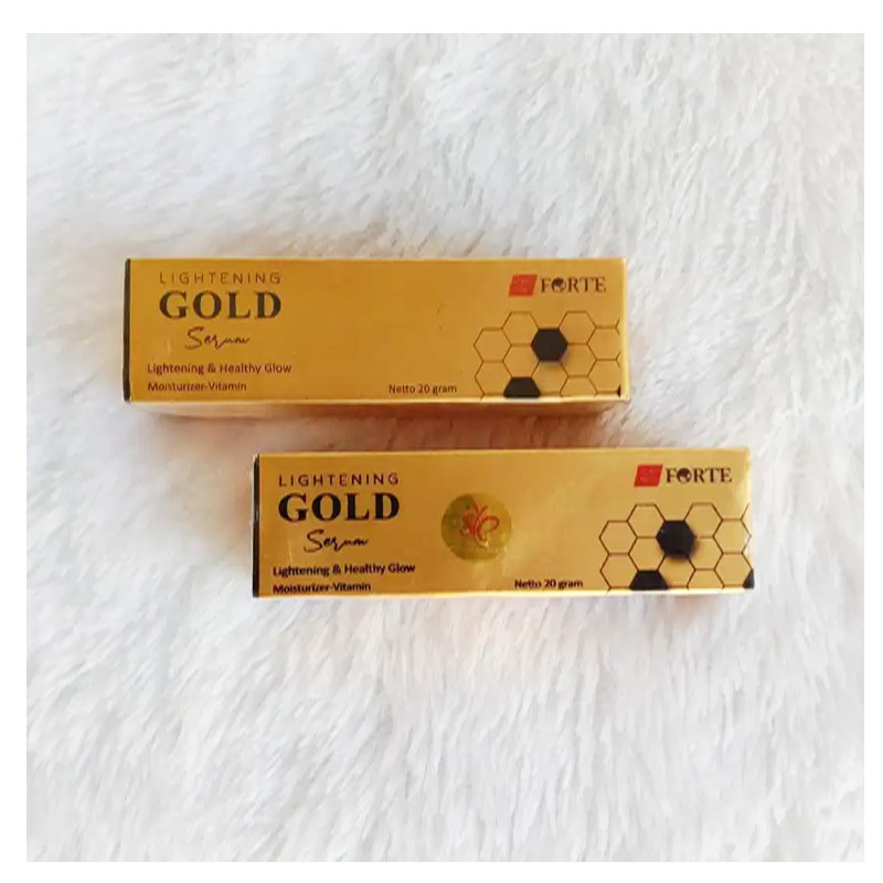 [ORI] SYB FORTE LIGHTENING GOLD SERUM | Serum Emas Anti Aging with Brightening Mengecilkan Pori Wajah