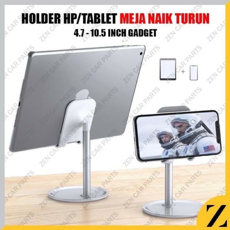 LIFTABLE FOLDABLE PHONE HOLDER /HOLDER HP ALLUMINIUM ALLOY TABLET IPAD GADGET