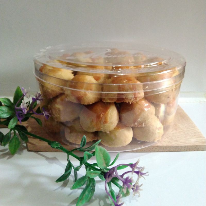 

Kue Nastar lebaran Wisman Toples Bulat