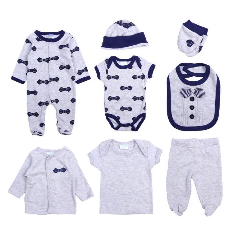 BABY K2 - Bodyset Baby 8 in 1 Motif Dasi