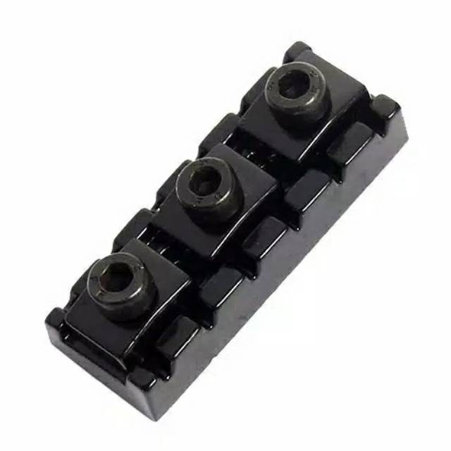 Locking nut gitar black crome gold bonus kunci L