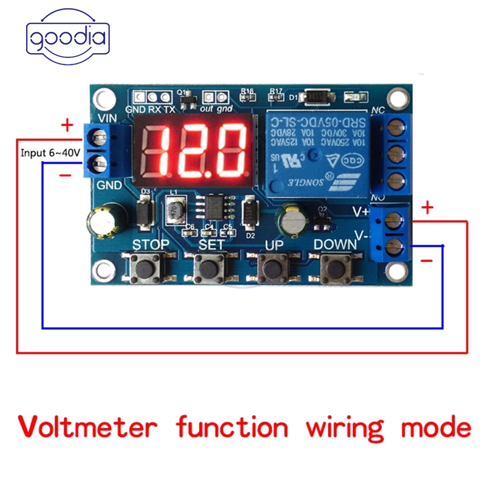 ✈【Fast/COD】✈6V-40V Battery Charger Discharger Board Undervoltage Overvoltage Protection LED Module