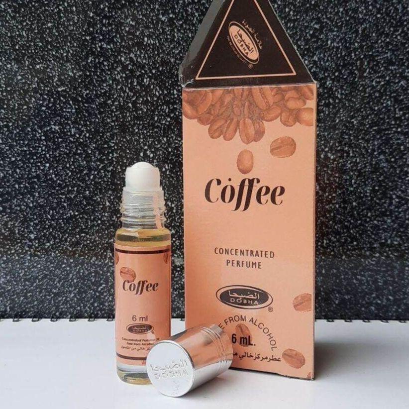 COFFEE Parfum DOBHA Kemasan 6ml Minyak Wangi Roll On Non Alkohol