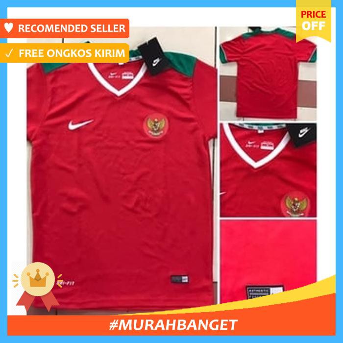 Jersey Indonesia Home Timnas Home Grade Ori 2017/18 - Sepak Bola & Futsal - Jersey Bola