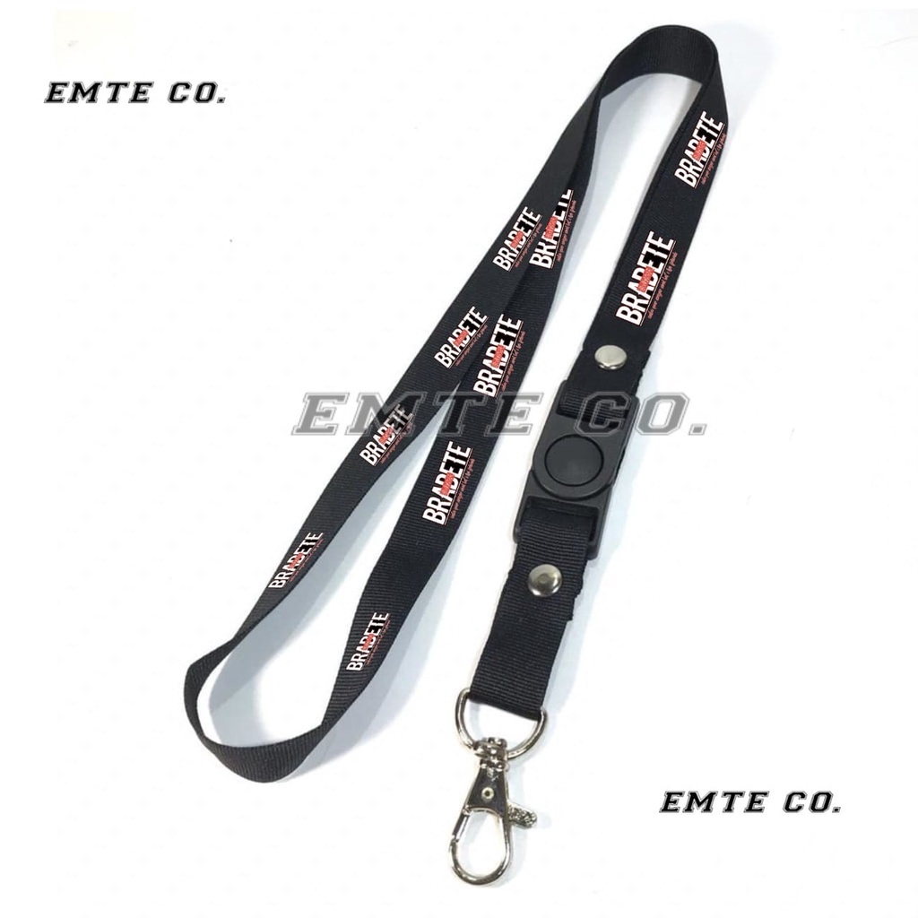 

Tali Lanyard BRABETE PREMIUM band GANTUNGAN KUNCI/GANTUNGAN ID CARD/GANTUNGAN POD MURAH BISA COD BEST SELLER