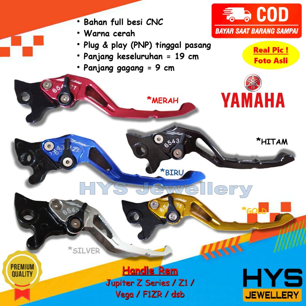[COD] Handle Rem Besi CNC JUPITER Z Burhan Robot 115 CC Z1 MX VEGA F1ZR CRYPTON Dsb - Variasi Motor 