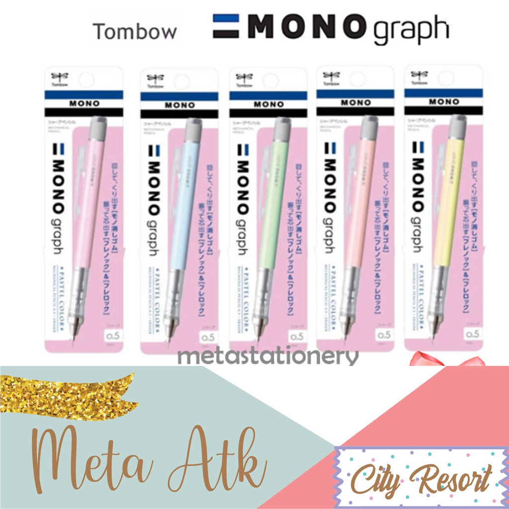 

Pensil Mekanik Tombow Mono Mechanical Pencil 0.5
