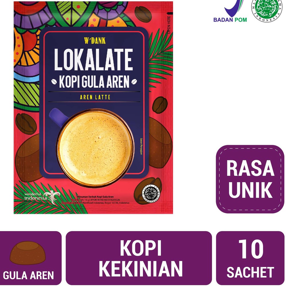 

Dijual Murah RWMSK Lokalate Kopi Gula Aren 10's 87 Ready Stock