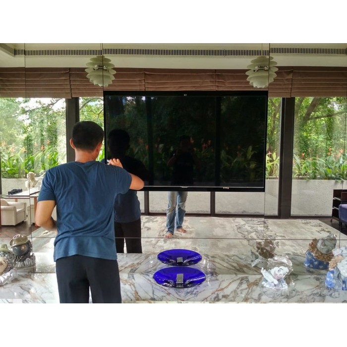 Bracket LED TV Plus pasang 40 Inch 24 Jam Jadetabek