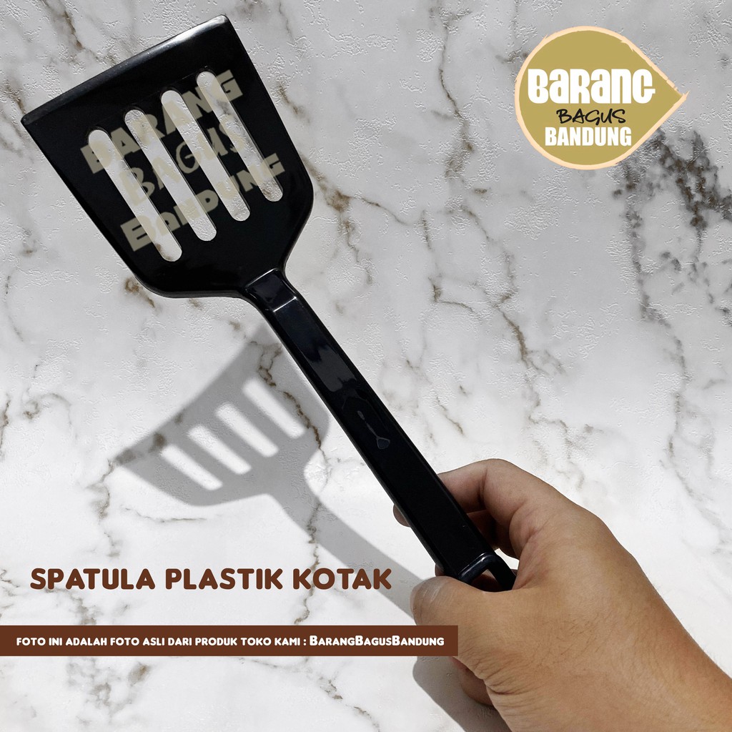 Jual [TERMURAH] Spatula Plastik untuk Teflon. Sendok Masak, Serokan