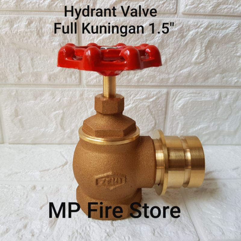 Jual Kran Hidran Hydrant Valve Pemadam Machino Zeki 1.5 Inch Full ...