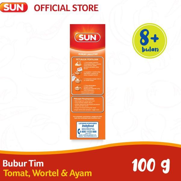 

[KODE 1920] SUN Tim Instant Tomat Wortel Ayam Box 100 g x 1 Pcs