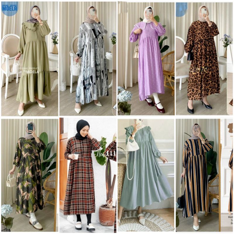 Sanso Midi Dress Rayon Viscose Premium | Marbel Midi Dress Muslim | Gamis Midi Premium | Dress Midi 