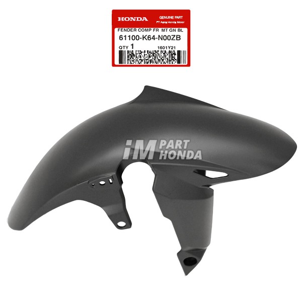 61100-K64-N00ZB Slebor Spakbor Depan CBR 250 RR LED Hitam DOF JKT