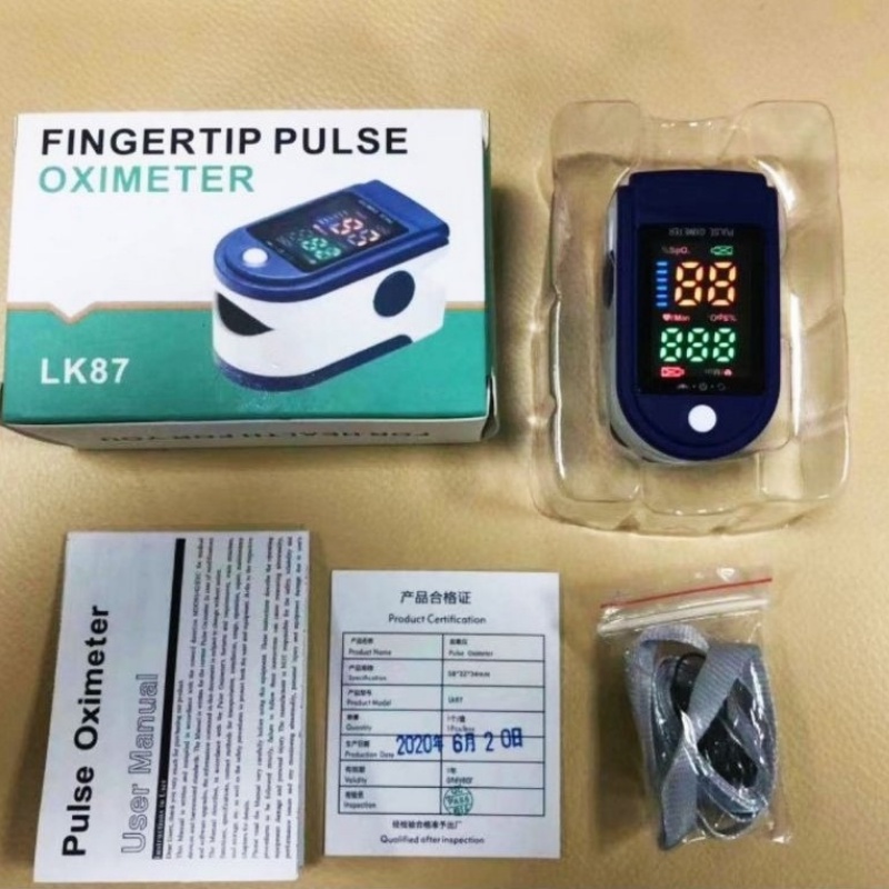 Oxymeter Pulse Fingertrip K87 Alat Ukur Oksigen Jari