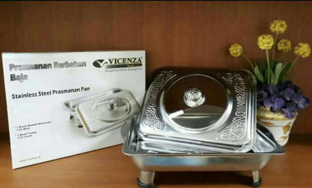 Set Prasmanan Stainless Steel Vicenza V30 Garansi Original Shopee Indonesia