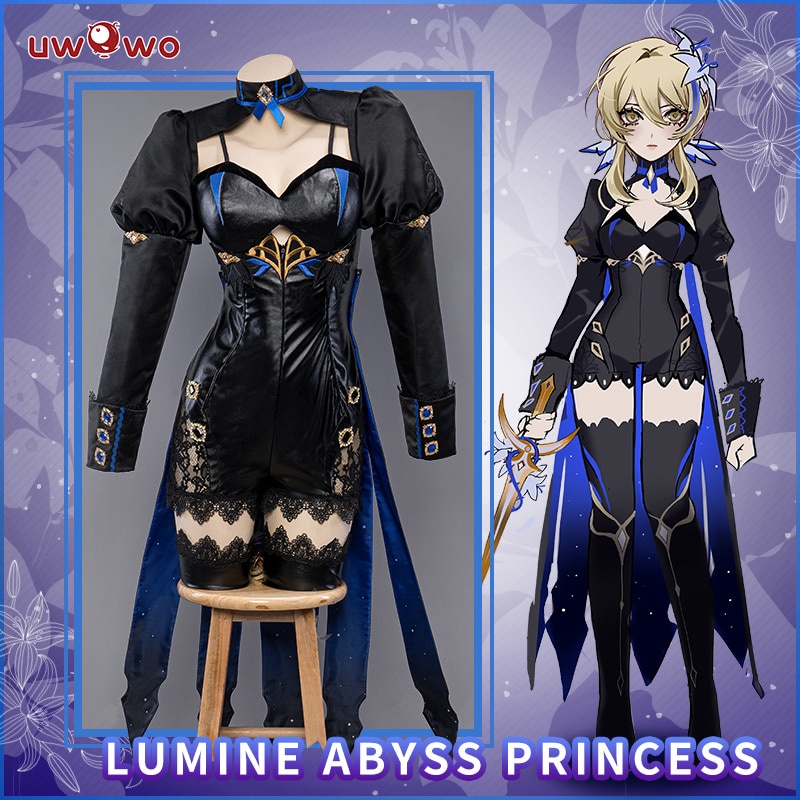 PREORDER PRE-SALE UWOWO Exclusive Genshin Impact Fanart Lumine Cosplay Costume Traveler Costumes Aby