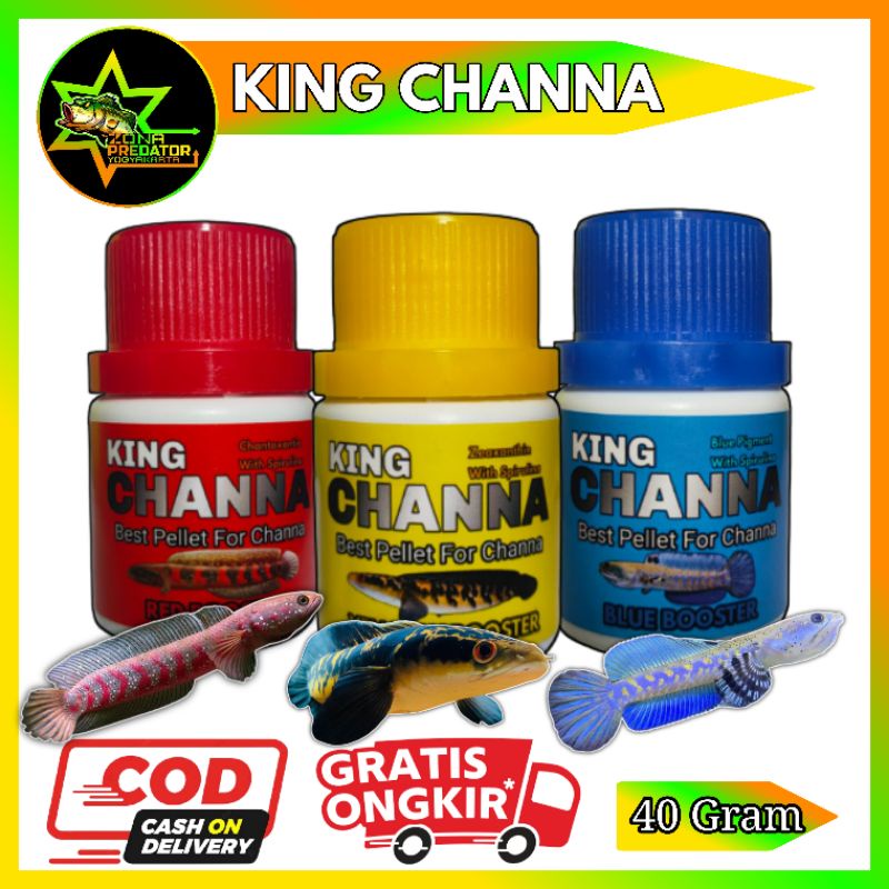 King Channa 40 Gram Pelet Channa Ampuh Original-GFS