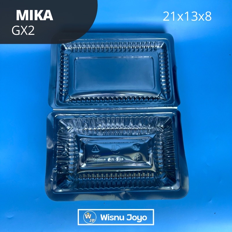 Mika Kue Plastik 2A 2CD @1 pcs / Mika Plastik Kue Bolu