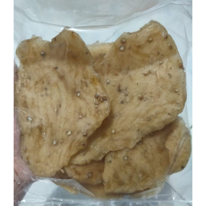 

Krupuk ikan sahang asli Ketapang