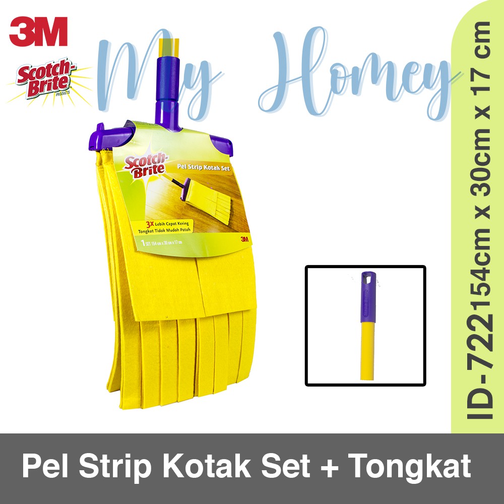 MyHomey Scotch-Brite ID-722 Pel Strip Kotak - Kuning