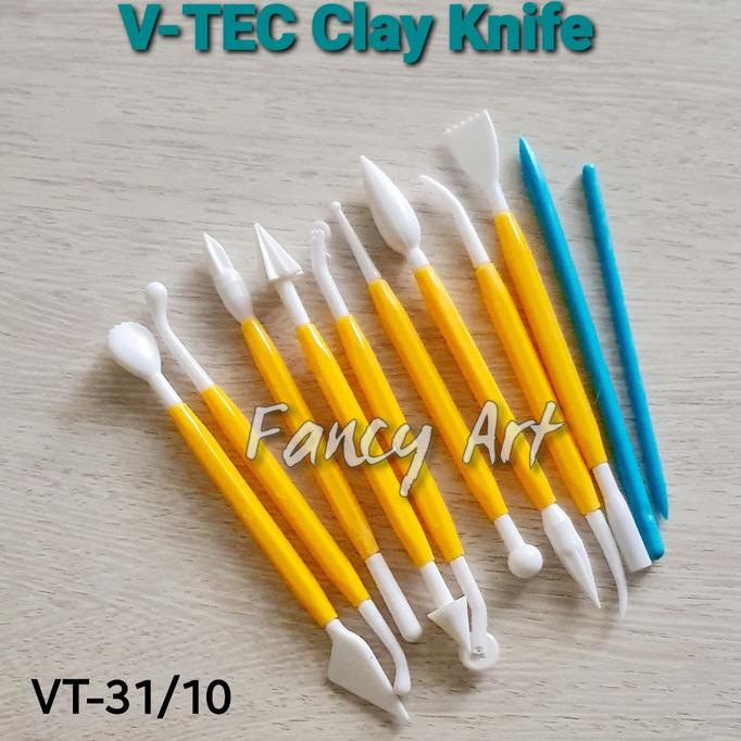 

Cuci Gudang Awal Tahun V-TEC Clay Knife Plastik - Foundant Modelling Decorating Clay Tool Diskon