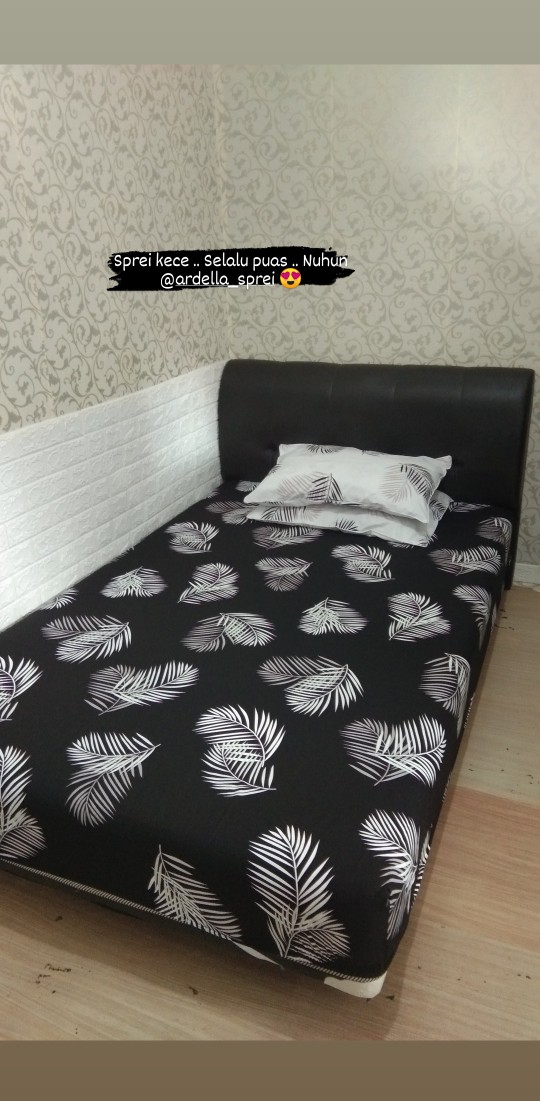 Sprei Anti Geser Motif Palma, Jason, Flamingo, Sage