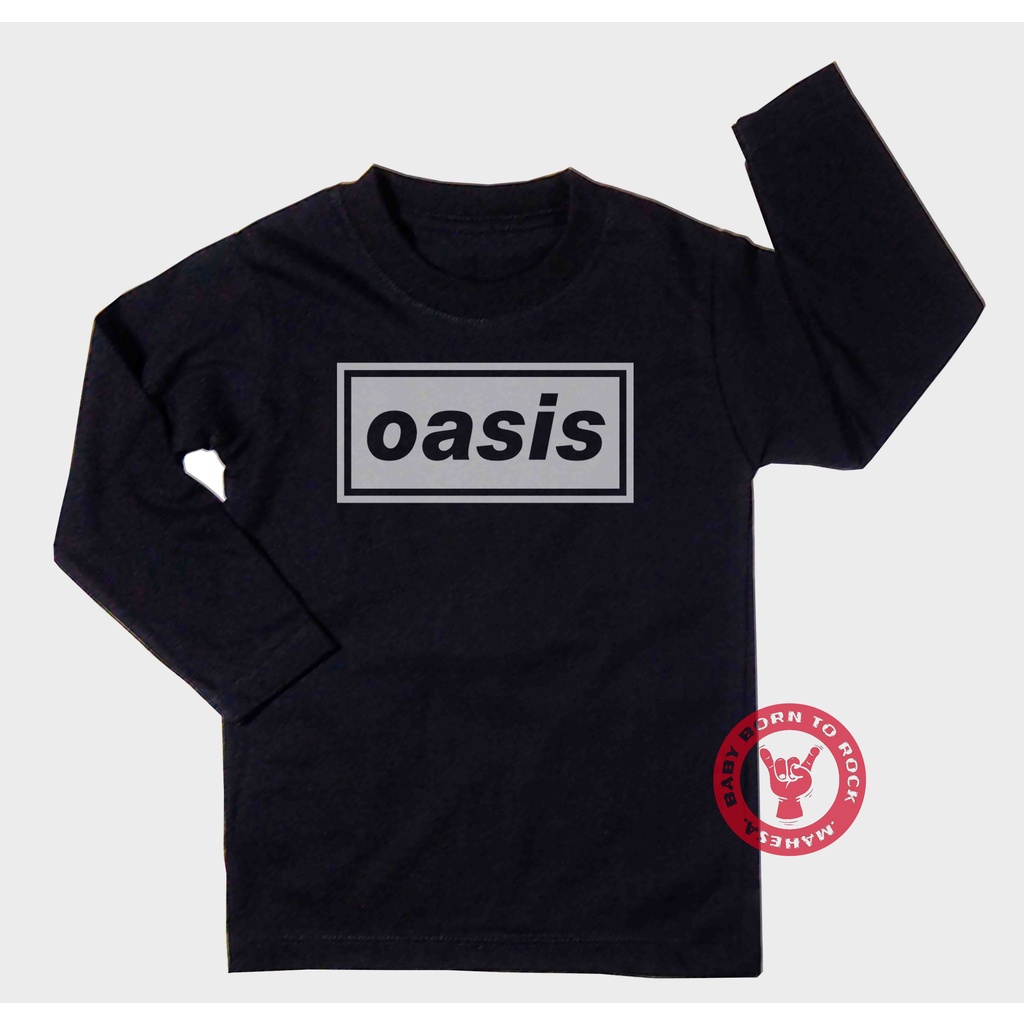 Kaos Band Anak Oasis Lengan Panjang
