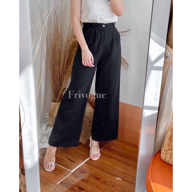 Eonnie Culotte Linen Pants