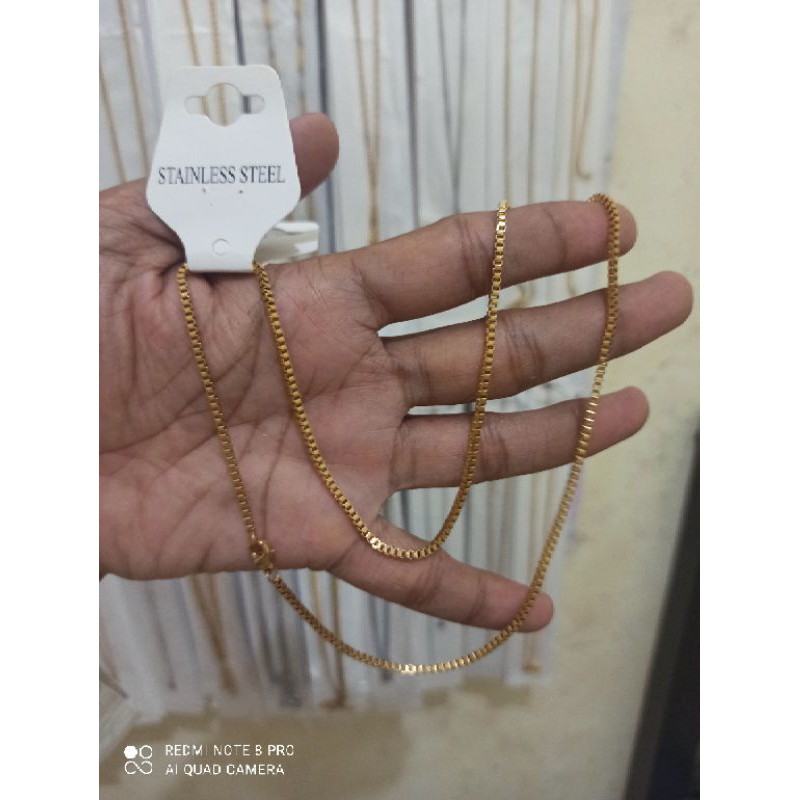 KALUNG TITANIUM MILANO ITALI BIASA KALUNG PRIA-WANITA