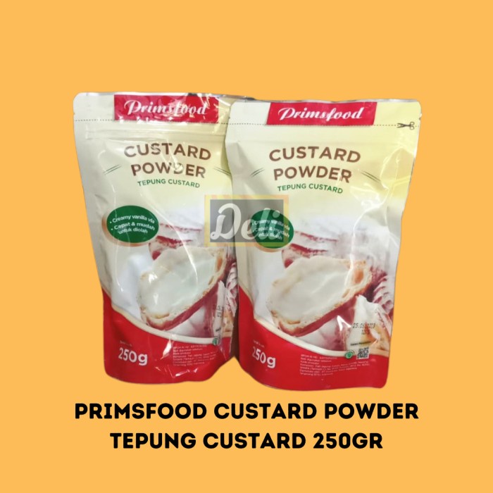 

Primsfood Tepung Custard Powder Bubuk 250gr / Tepung Vla Powder Primsfood 250gr