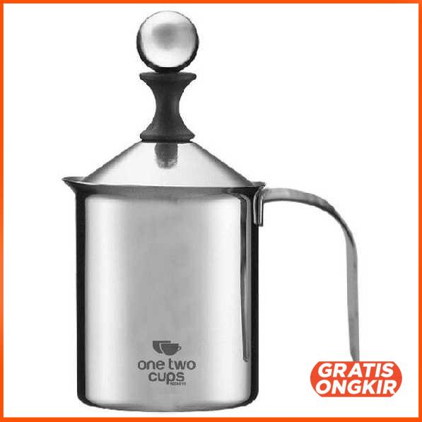 Gelas Kopi Espresso Latte Art Coffee Milk Frother 400ml