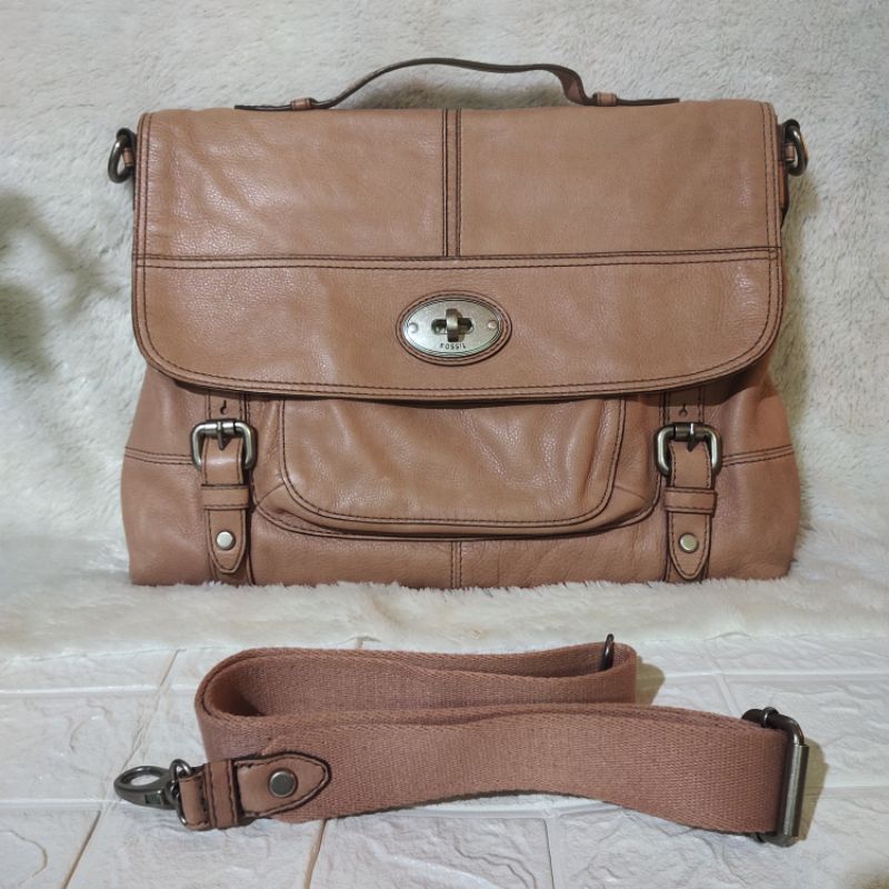 Tas Fossil Maddox Messenger Large Preloved