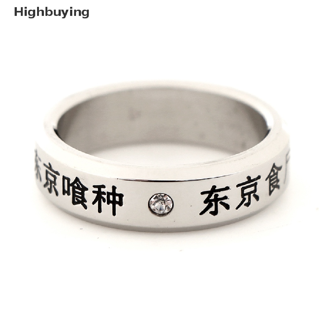 Hbid Kalung Cincin Titanium Steel Desain Anime Tokyo Ghoul Kaneki Untuk Cosplay